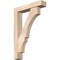 Ekena Millwork Balboa Block Smooth Bracket w/ Offset Brace, Douglas Fir, 5 1/2"W x 26"D x 38"H BKT0604X26X38BOA05SDF - alternate 1
